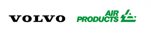 Logo's Volvo en Air Products